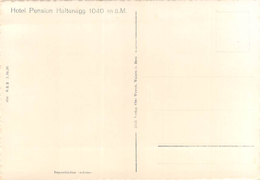 Haltenegg, Hotel Pension