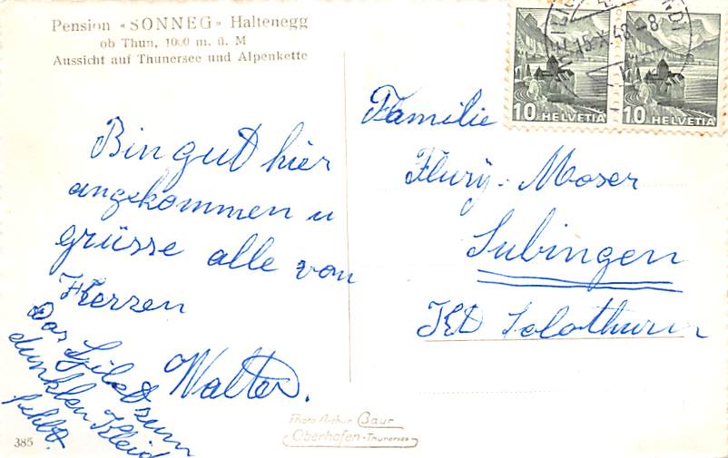 Haltenegg, Pension Sonneg