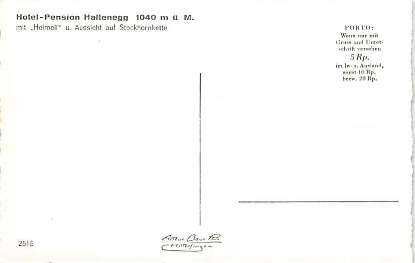 Haltenegg, Hotel Pension