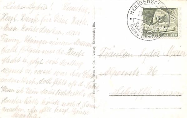 Haltenegg, ob Thun, Hotel Pension
