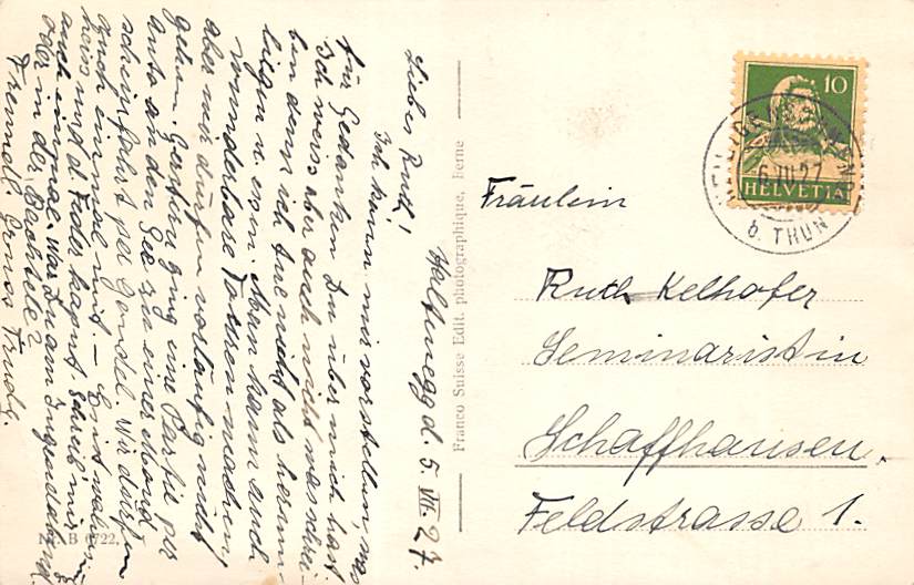 Haltenegg, ob Thun, Pension Waldheim