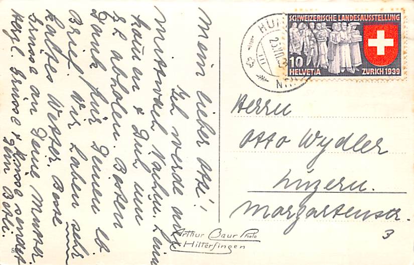 Hünibach, bei Thun, mit Thunersee