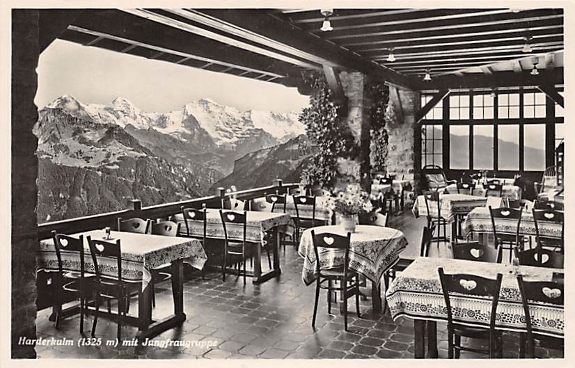 Harderkulm, mit Jungfraugruppe