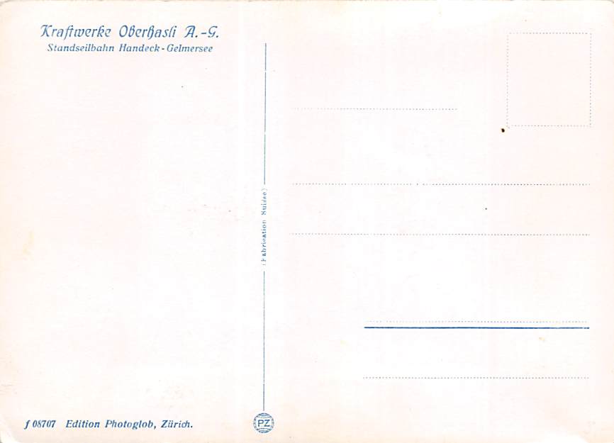 Handeck, Kraftwerke Oberhasli