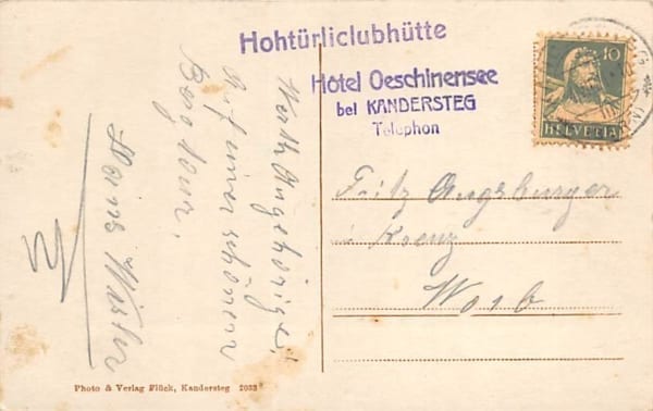 Hohtürli-Hütte - Weisse Frau
