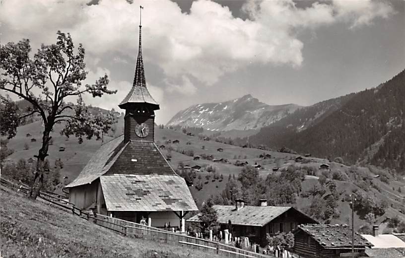Habkern, Kirche mit Augstmatthorn