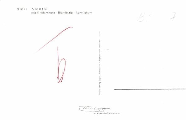 Kiental, Goldernhorn, Blümlisalp-Aermighorn