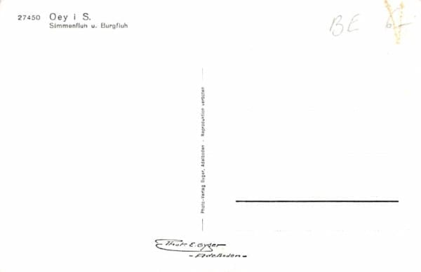 Oey i. S., Simmenfluh u. Burgfluh