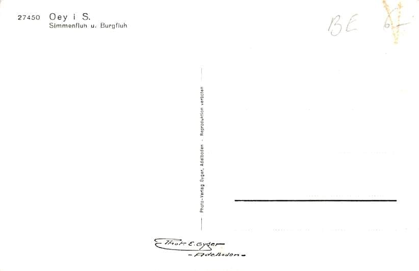 Oey i. S., Simmenfluh u. Burgfluh