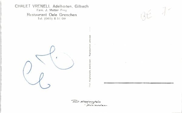 Adelboden, Gilbach, Chalet Vreneli