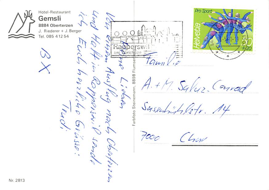 SG - Oberterzen, Restaurant Gemsli