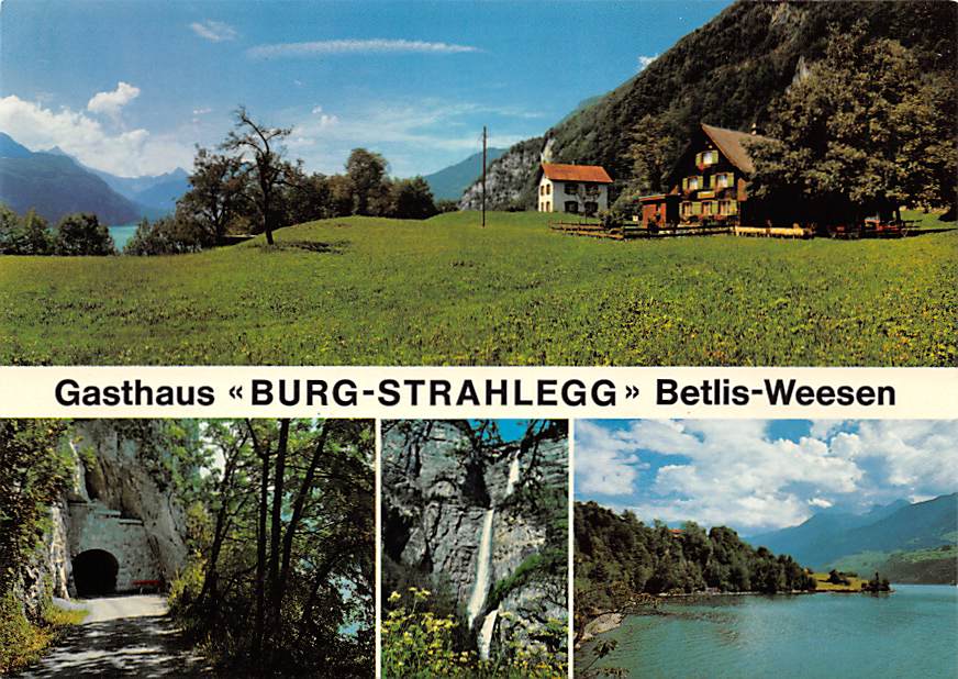 SG - Betlis-Weesen, Gasthaus Burg-Strahlegg