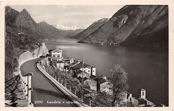 Gandria, e strada