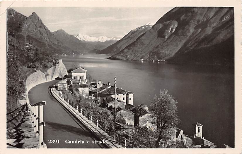 Gandria, e strada