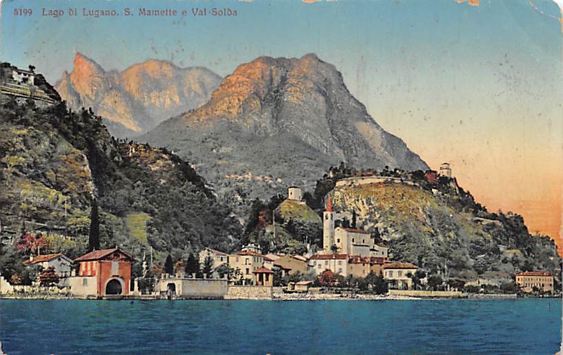 S. Mamette, e Val Solda, Lago di Lugano