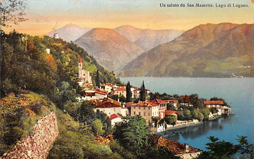 S. Mamette, Un saluto, Lago di Lugano
