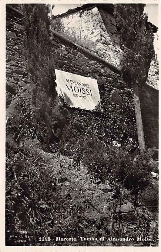 Morcote, Tomba di Alessandro Moissi