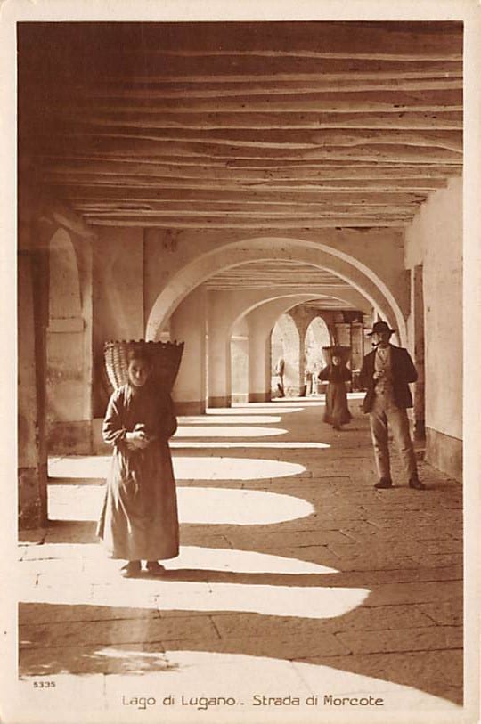 Morcote, Lago di Lugano, Strada di Morcote