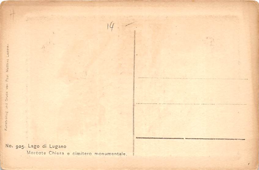 Morcote, Lago di Lugano, Chiesa e cimitero monumentale