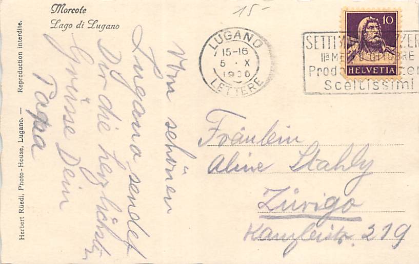 Morcote, Lago di Lugano