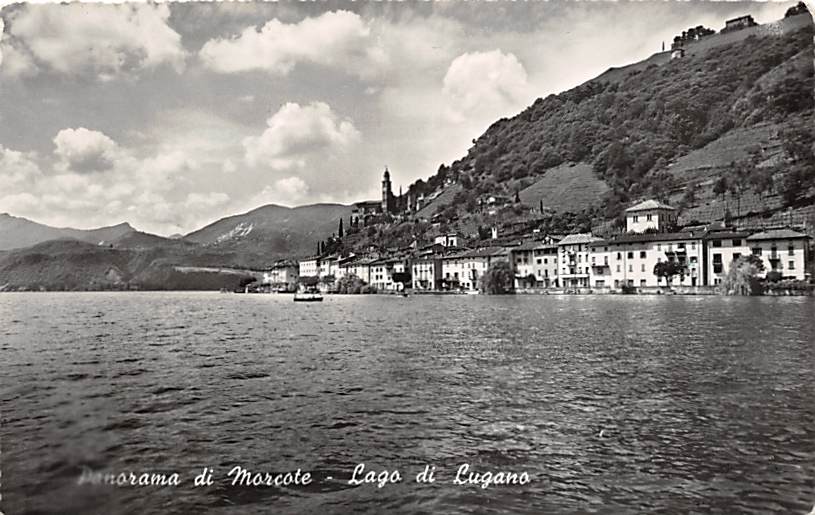 Morcote, Lago di Lugano, Panorama
