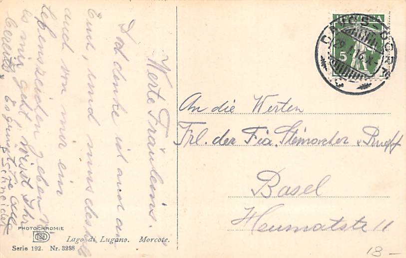 Morcote, Lago di Lugano