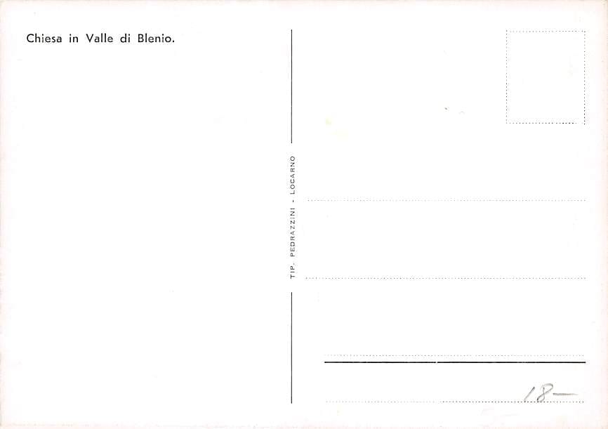 Valle di Blenio, Chiesa in Valle di Blenio