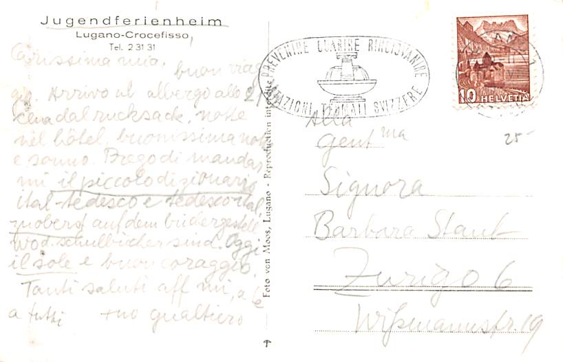 Lugano, Crocifisso, Jugendferienheim