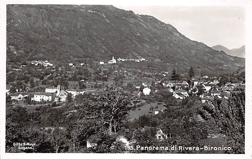 Rivera, Bironico, Panorma