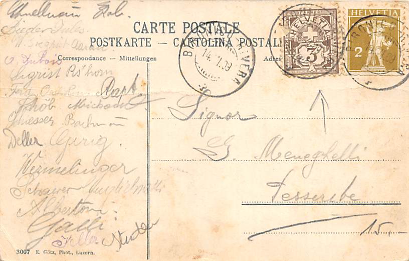 Rivera, Bironico, Veduta su Bellinzona