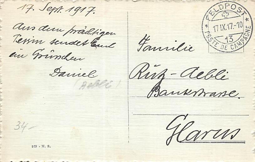 Medeglia, Saluti da Medeglia