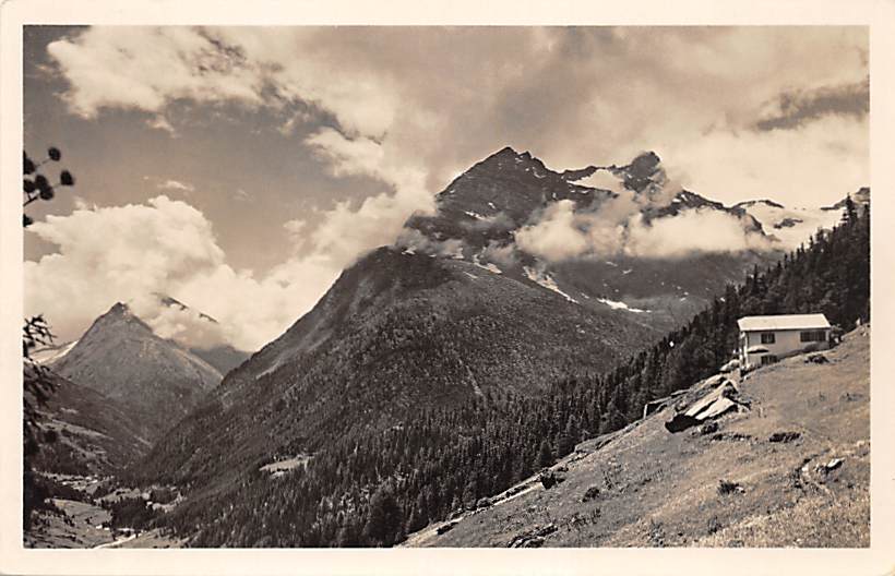 Saas-Fee, Restaurant Pavillon, Fletschhorn