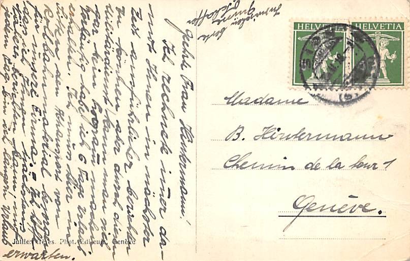 Sion, Vue générale  et les Alpes