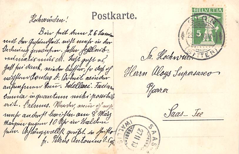 Sion, Couvent des Capucins