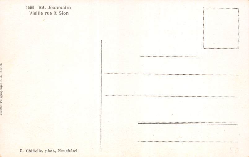 Sion, Vieille rue