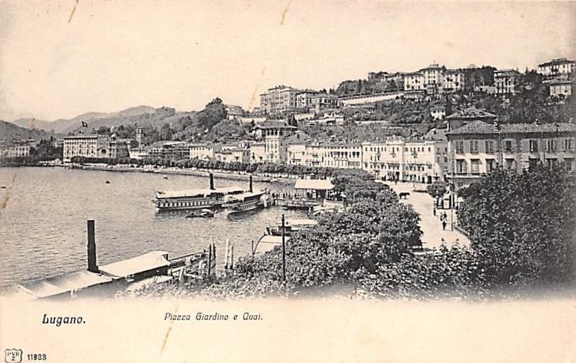 Lugano, Piazza Giardino e Quai