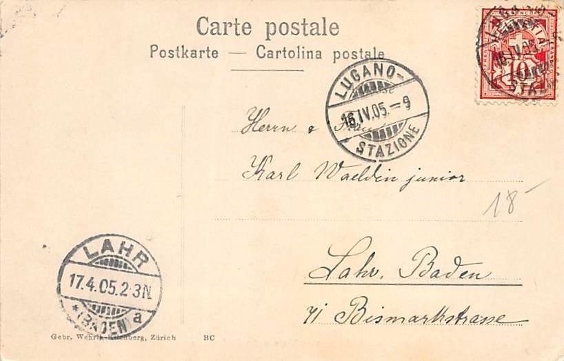 Lugano, Vista della Cathedrale