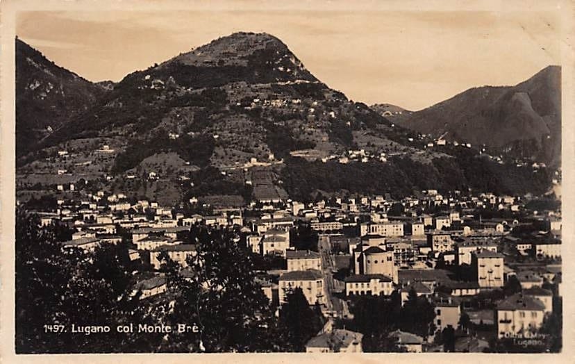 Lugano, col Monte Bre