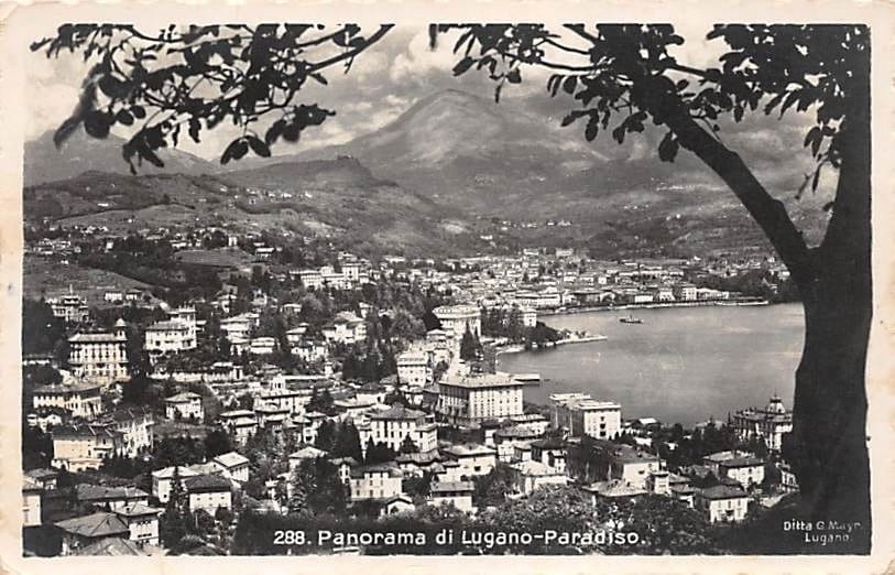 Lugano, Paradiso, Panorama