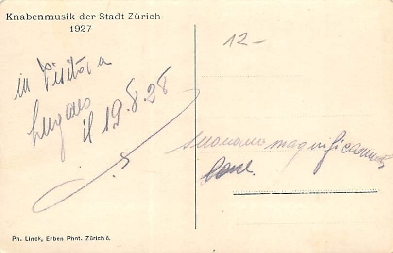 Lugano, Knabenmusik der Stadt Zürich