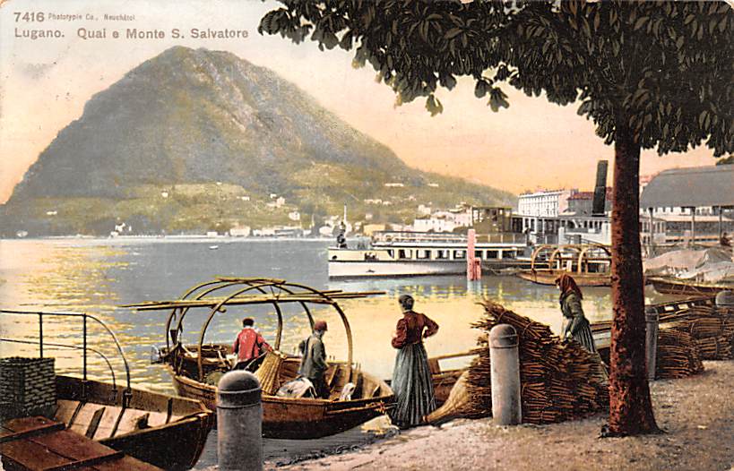 Lugano, Quai e Monte S. Salvatore