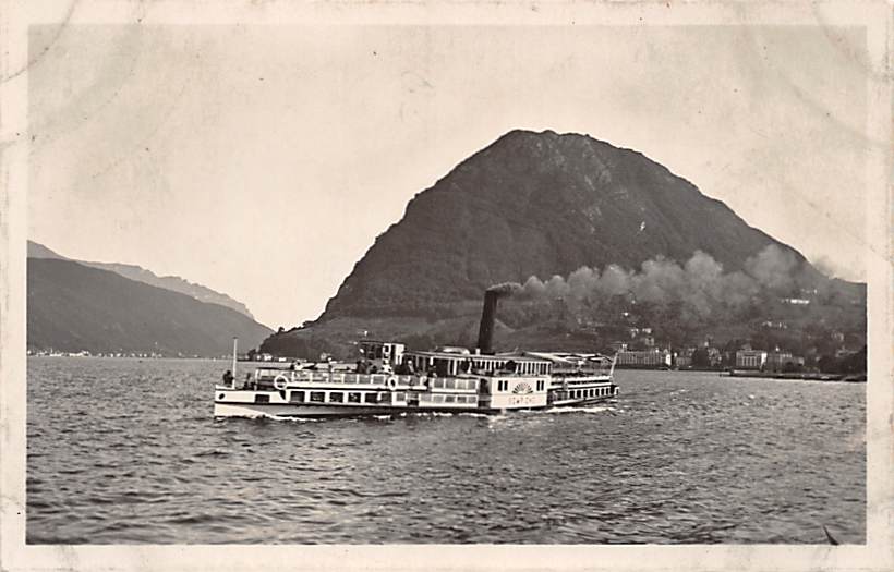 Lugano, Dampfschiff, Monte San Salvatore