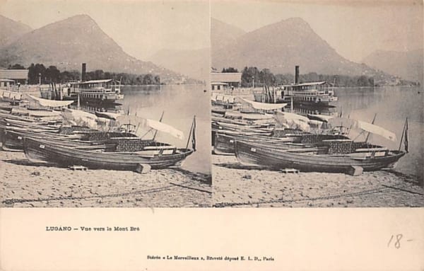 Lugano, Vue vers le Mont Brè