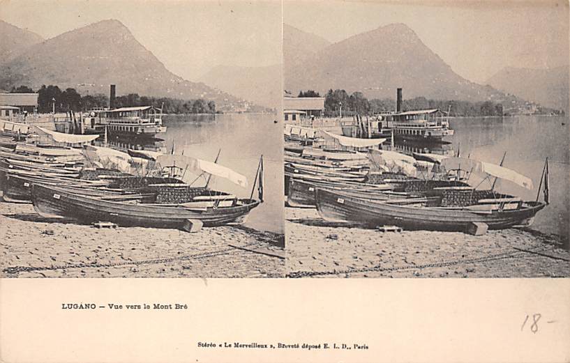 Lugano, Vue vers le Mont Brè