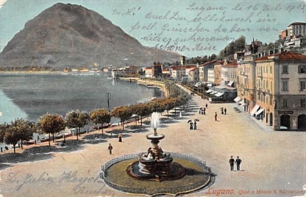 Lugano, Quai e Monte S. Salvatore