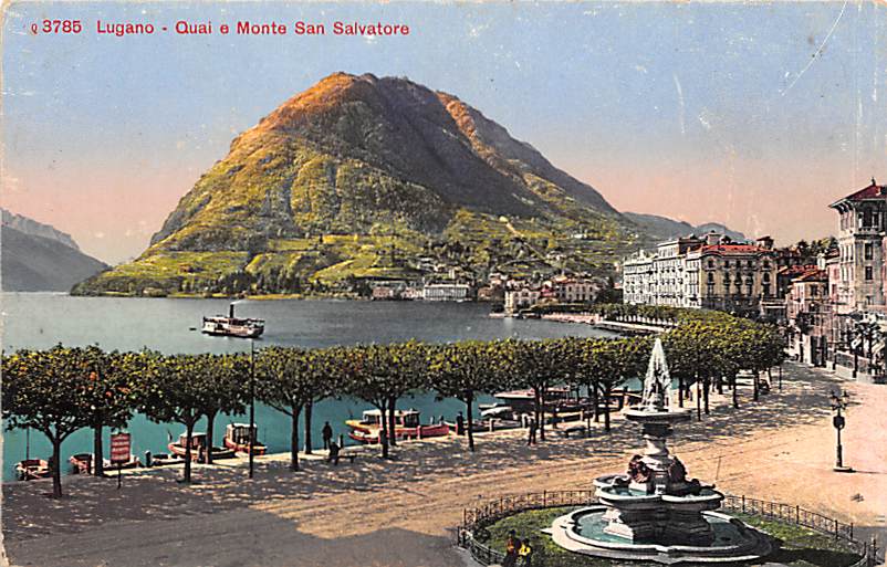Lugano, Quai e Monte San Salvatore