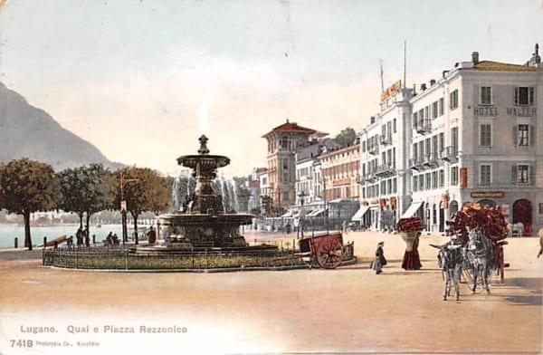 Lugano, Quai e Piazza Rezzonico