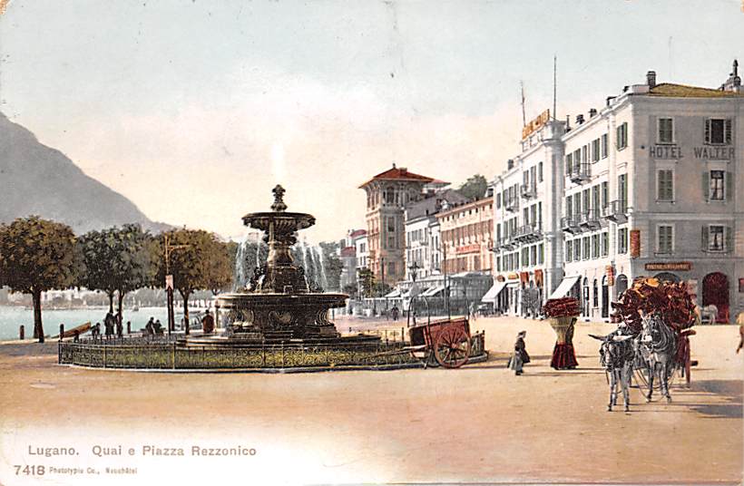 Lugano, Quai e Piazza Rezzonico