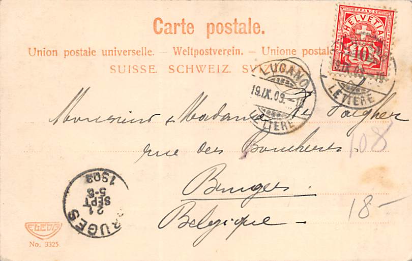 Lugano, Veduta presa da Monte S. Salvatore