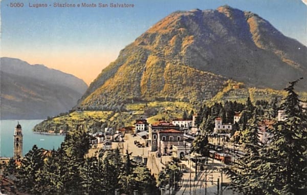 Lugano, Stazione e Monte San Salvatore
